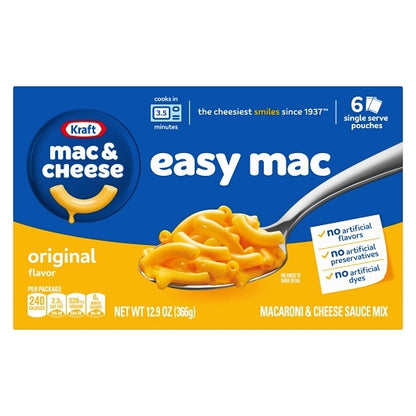 Kraft Easy Macaroni & Cheese Single Serve, 8 x 366 GR Case - DOT product image 2