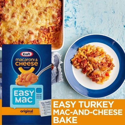 Kraft Easy Macaroni & Cheese Single Serve, 8 x 366 GR Case - DOT product image 3