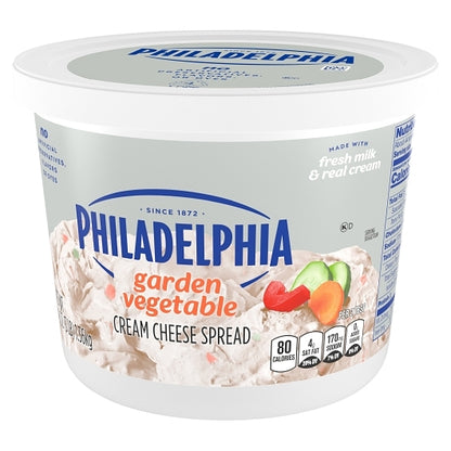 Kraft Philly Garden Vegetables Cream Cheese, 6 x 3 lb Case - DOT product image 5