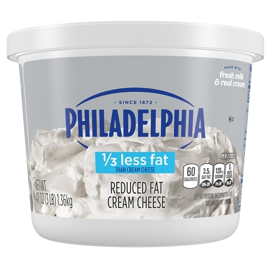 Philadelphia Light Cream Cheese, 6 x 48 oz Case - DOT product image 2