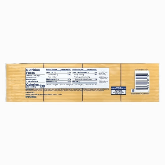 Kraft Chedasharp Cheese, 200 Slice Portion Pack, 4 x 2.27 KG Case - DOT product image 7