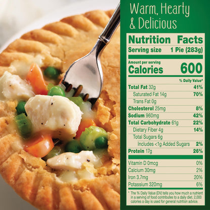 Conagra Marie Calendar Chicken Pot Pie, 12 x 10 oz Case - DOT product image 8