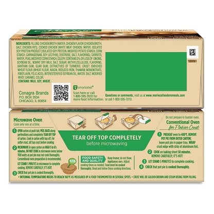 Conagra Marie Calendar Chicken Pot Pie, 12 x 10 oz Case - DOT product image 6