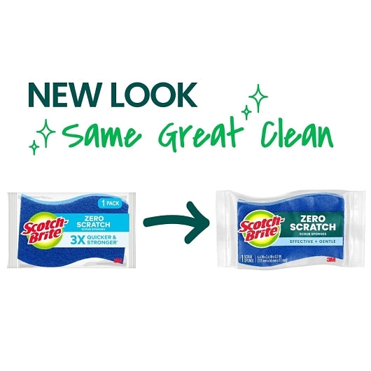 Scotch Brite Non-Scratch Scrub Sponge, 12 x 1 ct Case - DOT product image 3