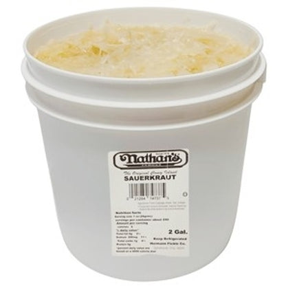 Nathan's Sauerkraut Bulk Pails, 1 x 2 GA Case - Condiments & Sauces - image 2