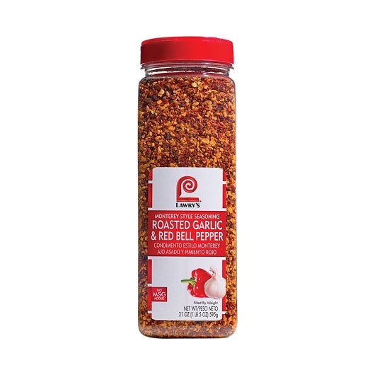 Lawry`s Roasted Garlic & Red Bell Pepper, 6 x 21 oz Case - Spices Seasonings