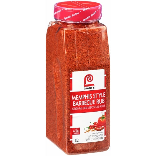Lawrys Memphis Style Memphis Barbecue Rub, 6 x 25 oz Case - DOT product image 6