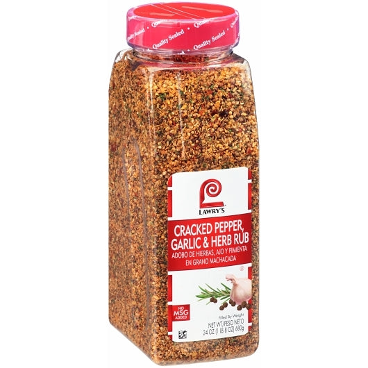 Lawry's Cracked Pepper Garlic Herb Rub, 6 x 24 oz Case - DOT product image 5