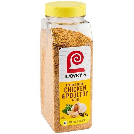 Lawry's Perfect Blend Chicken Rub And Seasoning, 6 x 24.5 oz Case - DOT product image 8