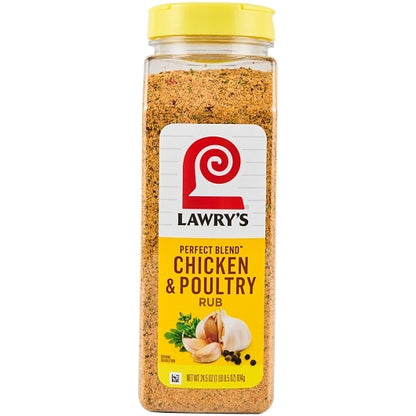 Lawry's Perfect Blend Chicken Rub And Seasoning, 6 x 24.5 oz Case - DOT product image 4