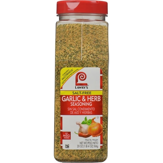 Lawry's Garlic & Herb Seasoning, 6 x 20 oz Case - DOT product image 2