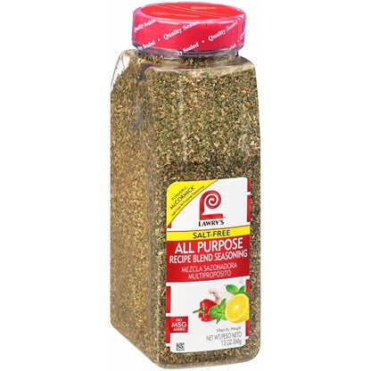 Lawrys Salt Free All Purpose Recipe Blend, 6 x 13 oz Case - DOT product image 5