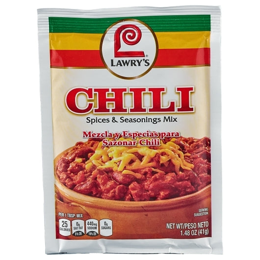 Lawry's Seasoning Mix Chili, 12 x 1.48 oz Case - DOT product image 2