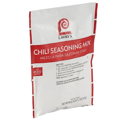 Lawry's Chili Seasoning Mix, 6 x 5.7 oz Case - DOT product image 8