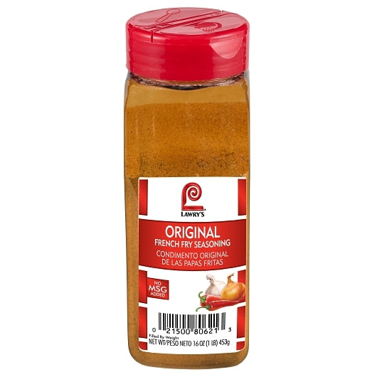 Lawry's Original French Fry Seasoning, 6 x 16 oz Case - DOT product image 2