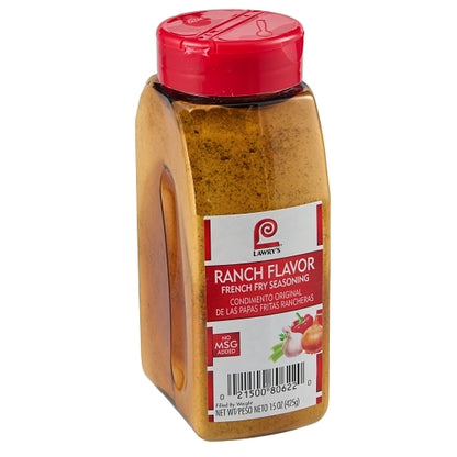 Lawrys Ranch Flavor Ranch French Fry Seasoning, 6 x 15 oz Case - DOT product image 7