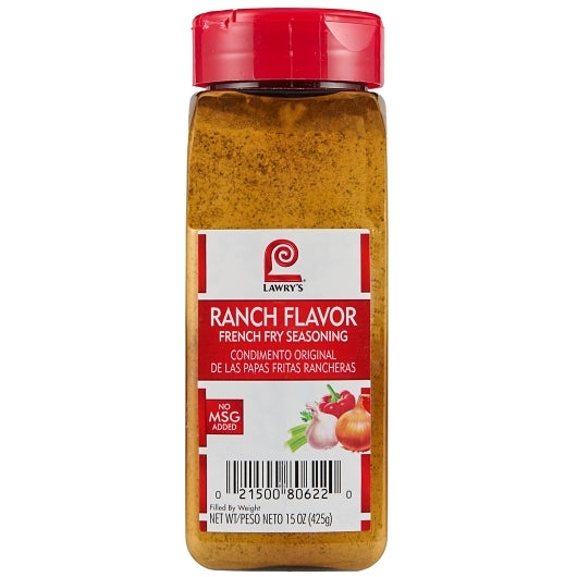 Lawrys Ranch Flavor Ranch French Fry Seasoning, 6 x 15 oz Case - DOT product image 5