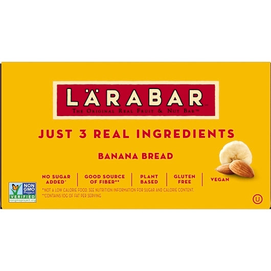 Larabar Gluten-Free Vegan Banana Bread Bar, 4 x 16 x 1.6 oz Case - DOT product image 5
