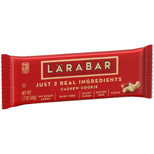 Larabar Gluten Free Vegan Dairy Free Cashew Cookie Wellness Bars, 4 x 16 x 1.7 oz Case - DOT product image 7