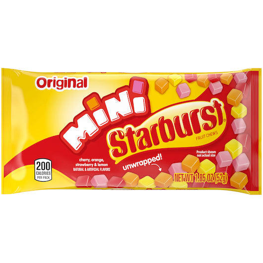 Starburst Mini Original Singles, 12 x 24 x 1.85 oz Case - DOT product image 3