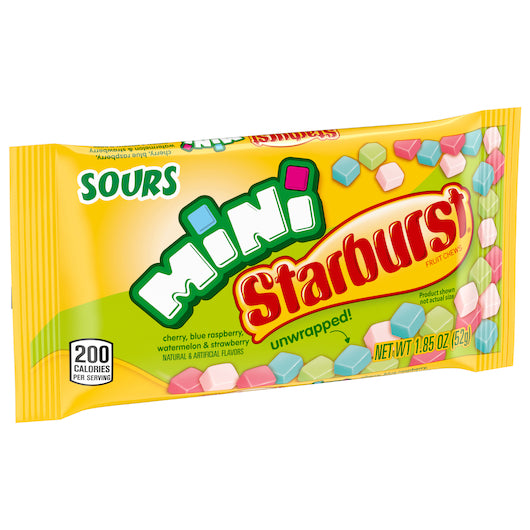 Starburst Minis Sour Singles, 12 x 24 x 1.85 oz Case - DOT product image 3