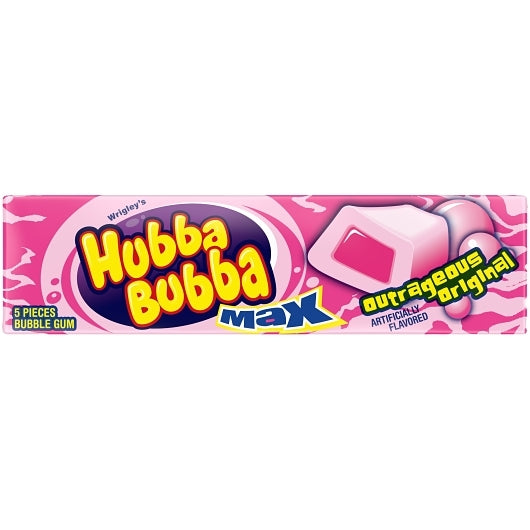 Hubba Bubba Outrageous Original Gum, 8 x 18 x 5 PC Case - DOT product image 3