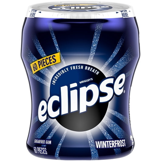 Eclipse GUM BIG-E PACK TRAY WINTERFROST, 4 x 4 x 60 PC Case - Front/center packaged product image