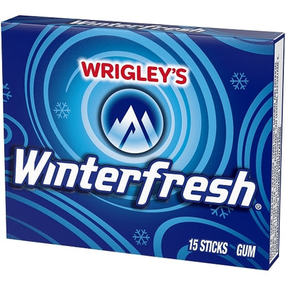 Winterfresh Single Serve Gum, 12 x 10 x 15 PC Case - Alternate product angle or state