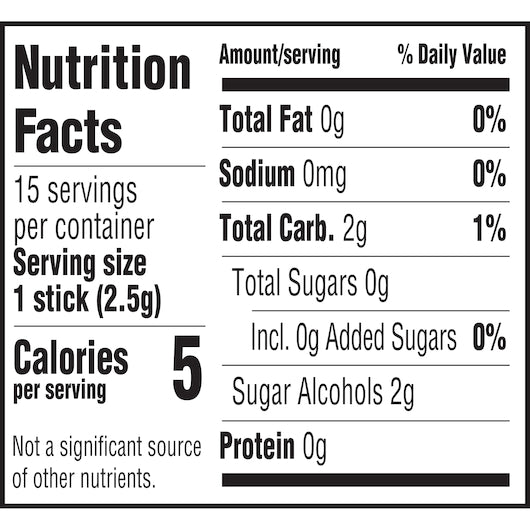 Extra 15 Piece/Unit Single Serve Winterfresh Gum, 12 x 10 x 15 PC Case - DOT product image 8