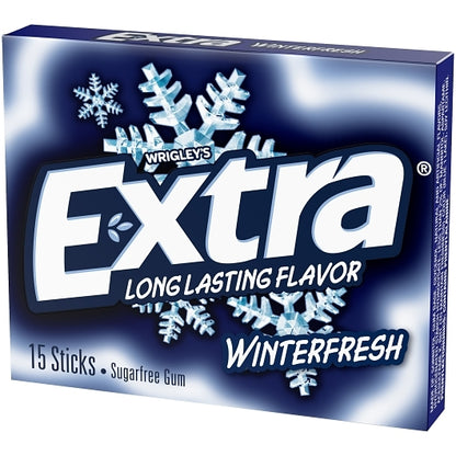 Extra 15 Piece/Unit Single Serve Winterfresh Gum, 12 x 10 x 15 PC Case - DOT product image 6