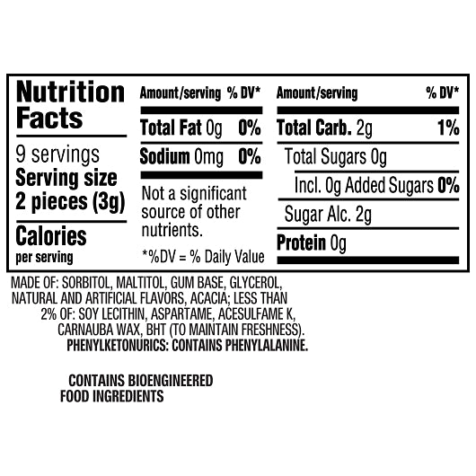 Eclipse Single Serve Peppermint Gum, 18 x 8 x 18 PC Case - DOT product image 5