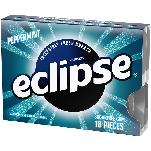 Eclipse Single Serve Peppermint Gum, 18 x 8 x 18 PC Case - DOT product image 3