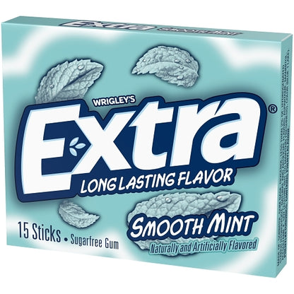 Extra Single Serve Smooth Mint Gum, 12 x 10 x 15 PC Case - DOT product image 8