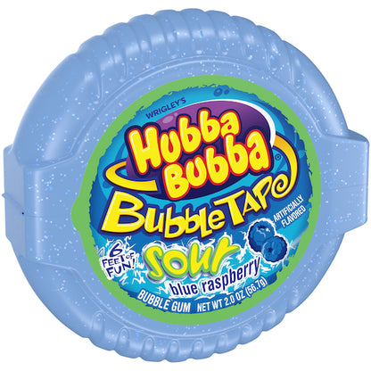 Hubba Bubba Sour Blue Raspberry Gum Tape, 12 x 2 oz Case - DOT product image 5