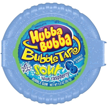 Hubba Bubba Sour Blue Raspberry Gum Tape, 12 x 2 oz Case - DOT product image 3
