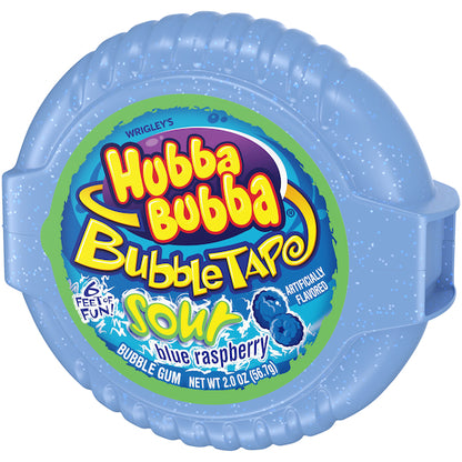 Hubba Bubba Sour Blue Raspberry Gum Tape, 12 x 2 oz Case - DOT product image 7