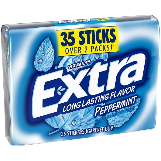 Extra 35 Stick Peppermint, 8 x 6 x 35 PC Case - DOT product image 3