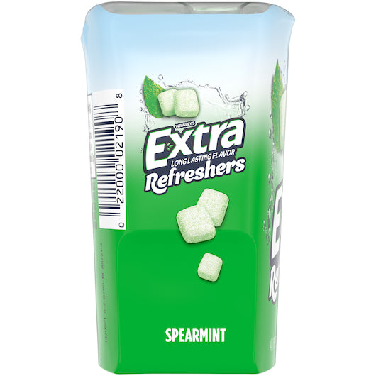Extra Refreshers Spearmint, 4 x 6 x 40 PC Case - Alternate product angle or state