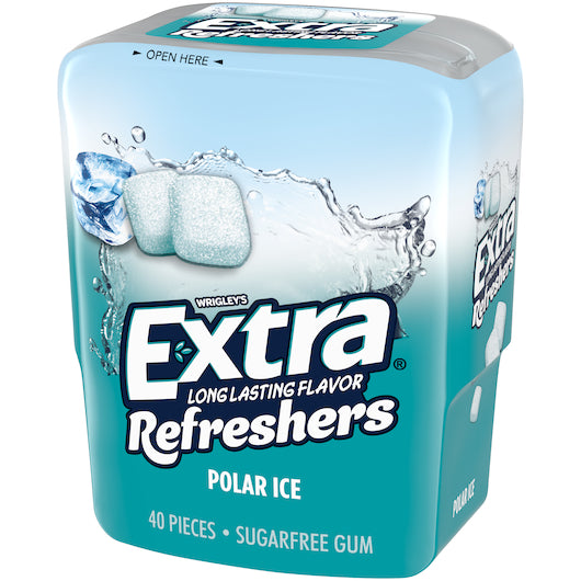 Extra Refreshers Polar Ice, 4 x 6 x 40 PC Case - Alternate product angle or state