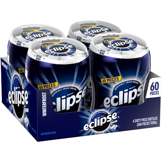 Eclipse GUM BIG-E PACK TRAY WINTERFROST, 4 x 4 x 60 PC Case - Alternate product angle or state