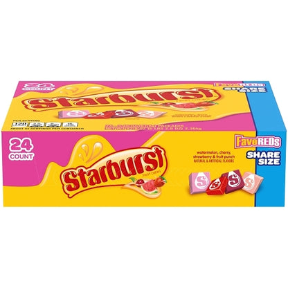 Starburst Fave Reds Tear & Share, 6 x 24 x 3.45 oz Case - DOT product image 2