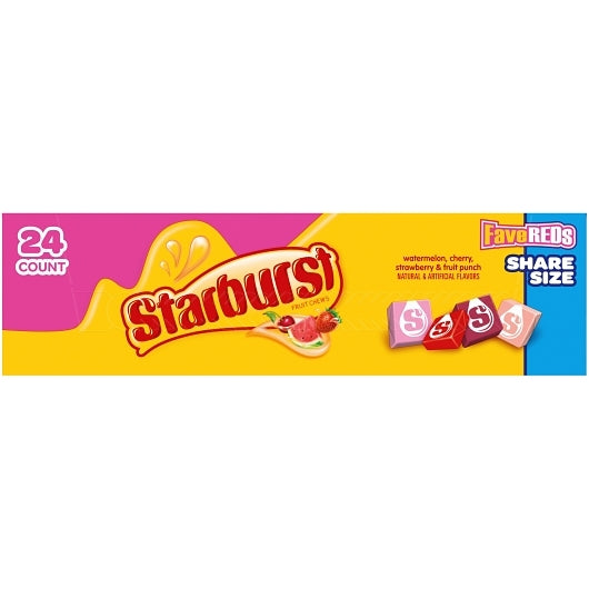 Starburst Fave Reds Tear & Share, 6 x 24 x 3.45 oz Case - DOT product image 5