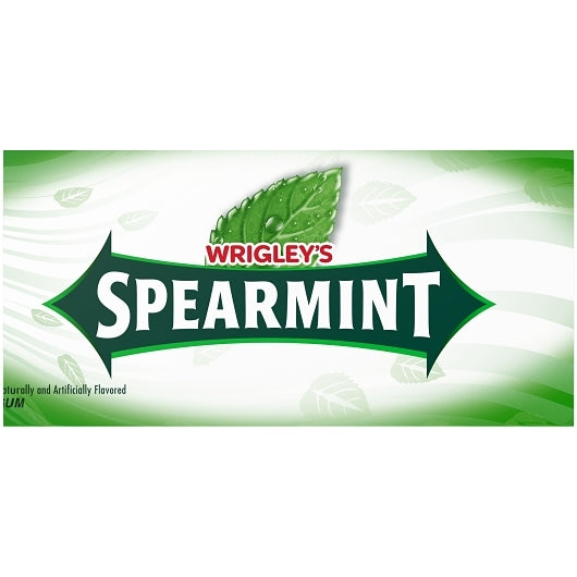Wrigleys Spearmint Gum , 12 x 10 x 15 PC Case - Alternate product angle or state