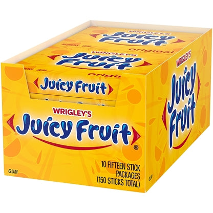 Juicy Fruit Single Serve Gum, 12 x 10 x 15 PC Case - DOT product image 4