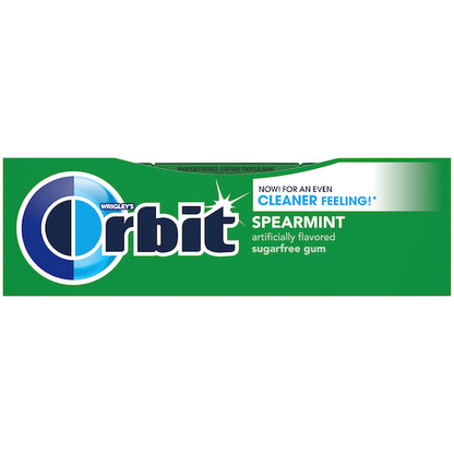 Orbit Spearmint Gum, 12 x 12 x 14 PC Case - Alternate product angle or state