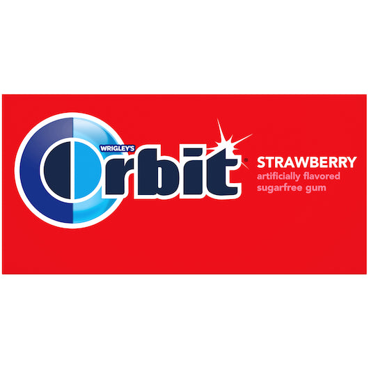 Orbit Strawberry Gum Remix, 14 Pieces per Pack - 12 Packs per Box, 12 x 12 x 14 PC Case - DOT product image 8