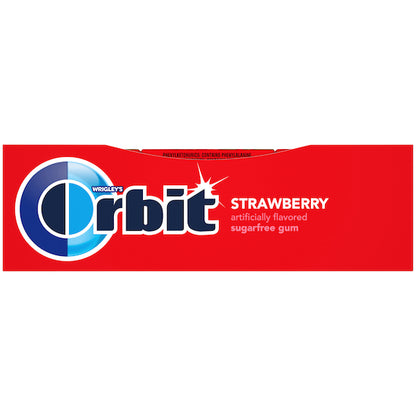 Orbit Strawberry Gum Remix, 14 Pieces per Pack - 12 Packs per Box, 12 x 12 x 14 PC Case - DOT product image 6