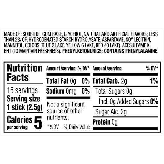 Five React Mint Gum, 12 x 10 x 15 PC Case - DOT product image 2