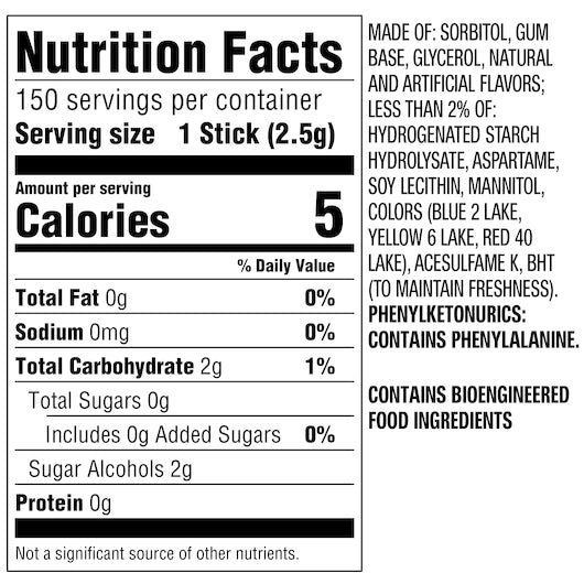 Five React Mint Gum, 12 x 10 x 15 PC Case - DOT product image 4