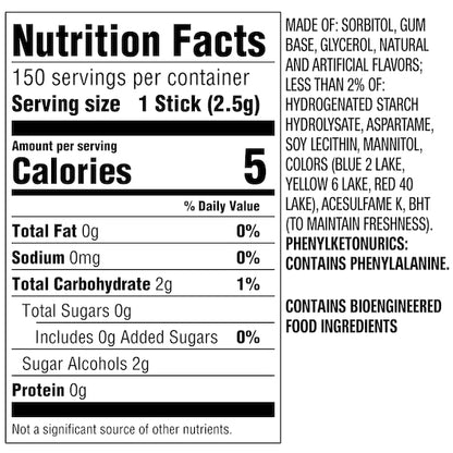 Five React Mint Gum, 12 x 10 x 15 PC Case - DOT product image 4